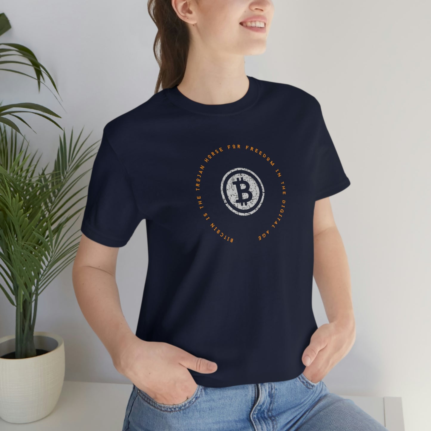 Bitcoin LYFE Trojan Horse T-Shirt