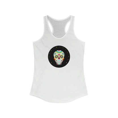 Día de los Muertos BTC Women's Racerback Tank, Quince