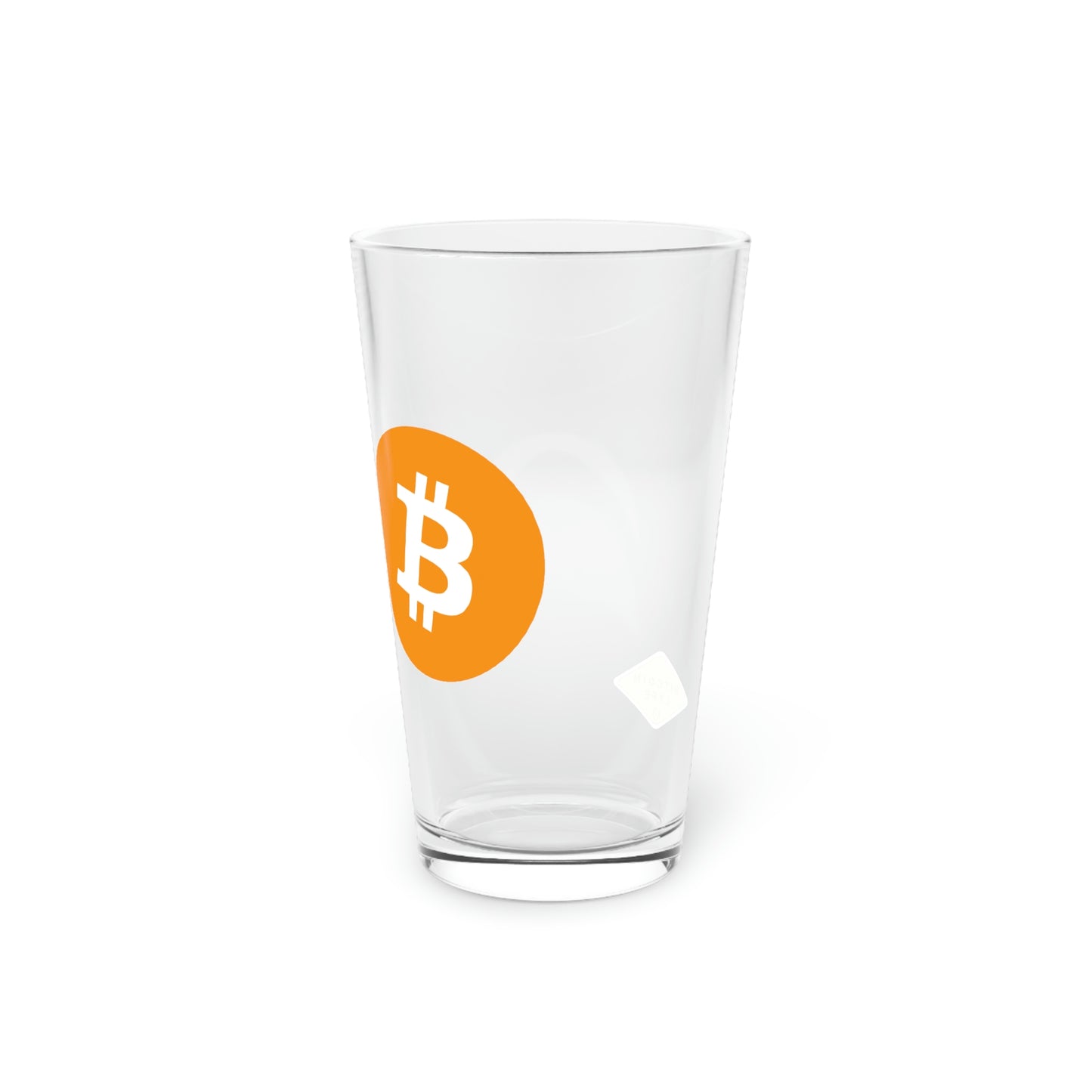 Bitcoin Pint Glass, BTC2