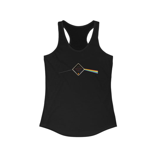 Bitcoin LYFE Prism Racerback Tank