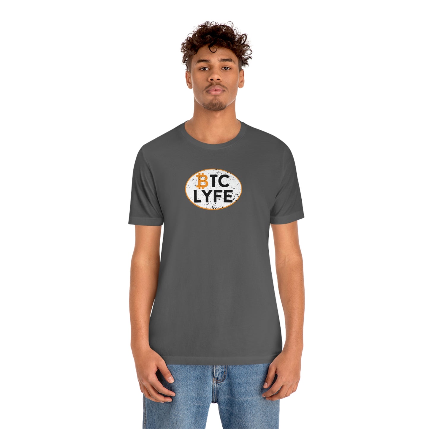 Bitcoin LYFE Oval T-Shirt