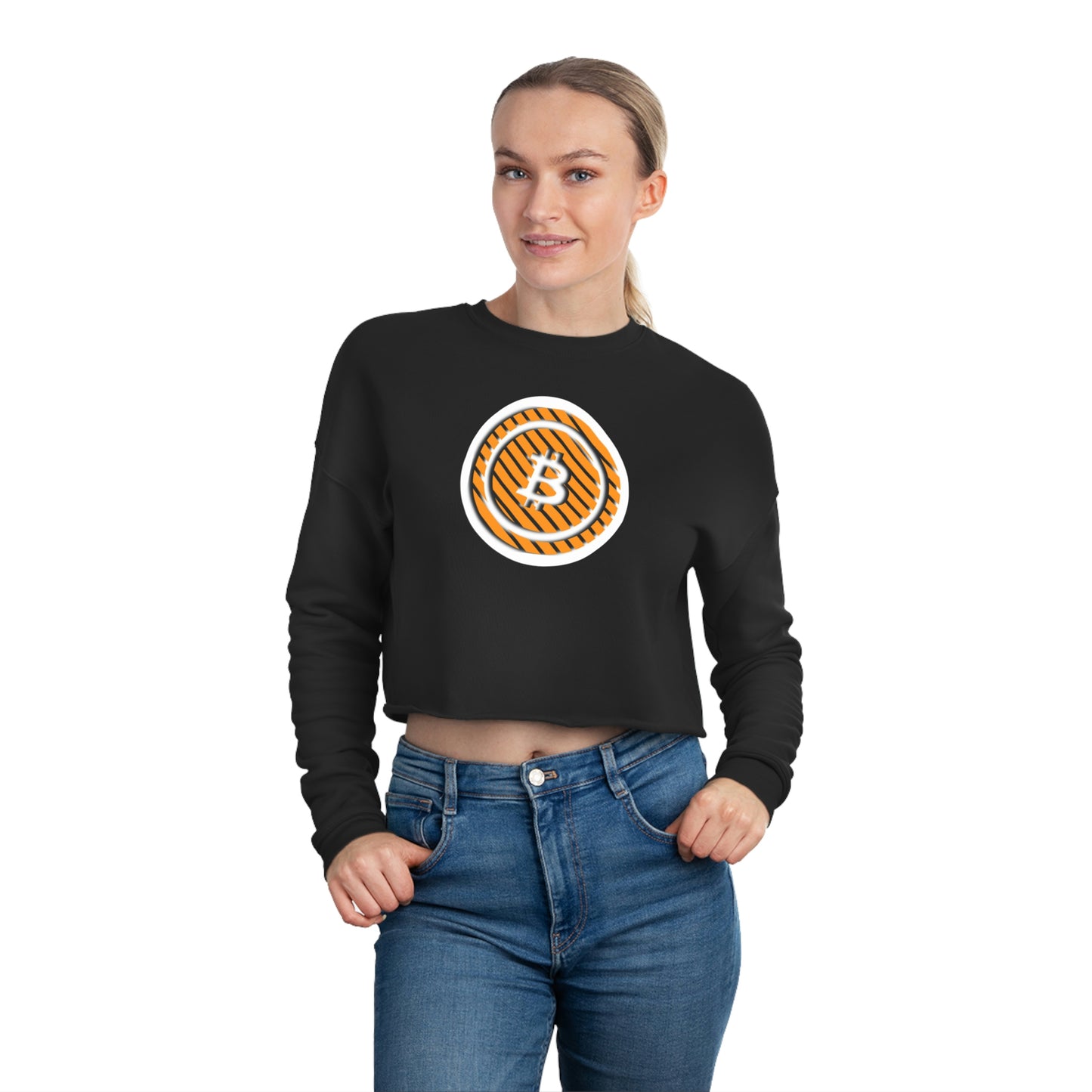 3-B Women's Cropped Sweatshirt