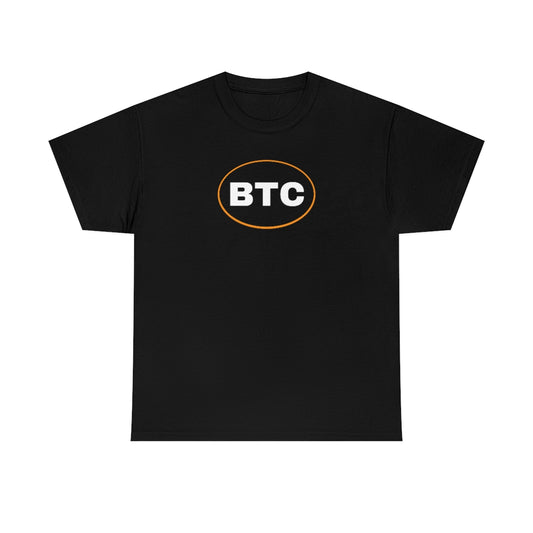 BTC Oval #2 Cotton T-Shirt, Blackout Version