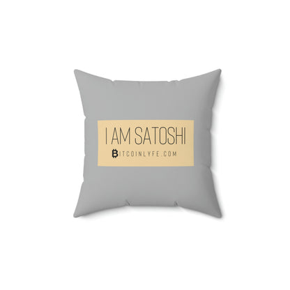 I Am Satoshi Pillow - Four