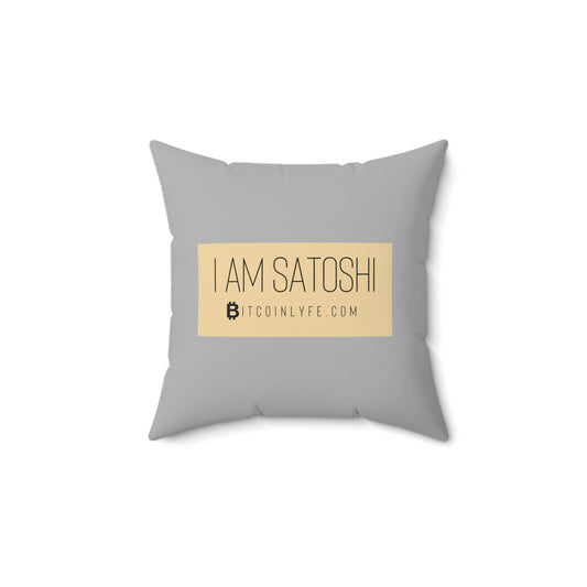 I Am Satoshi Pillow - Four