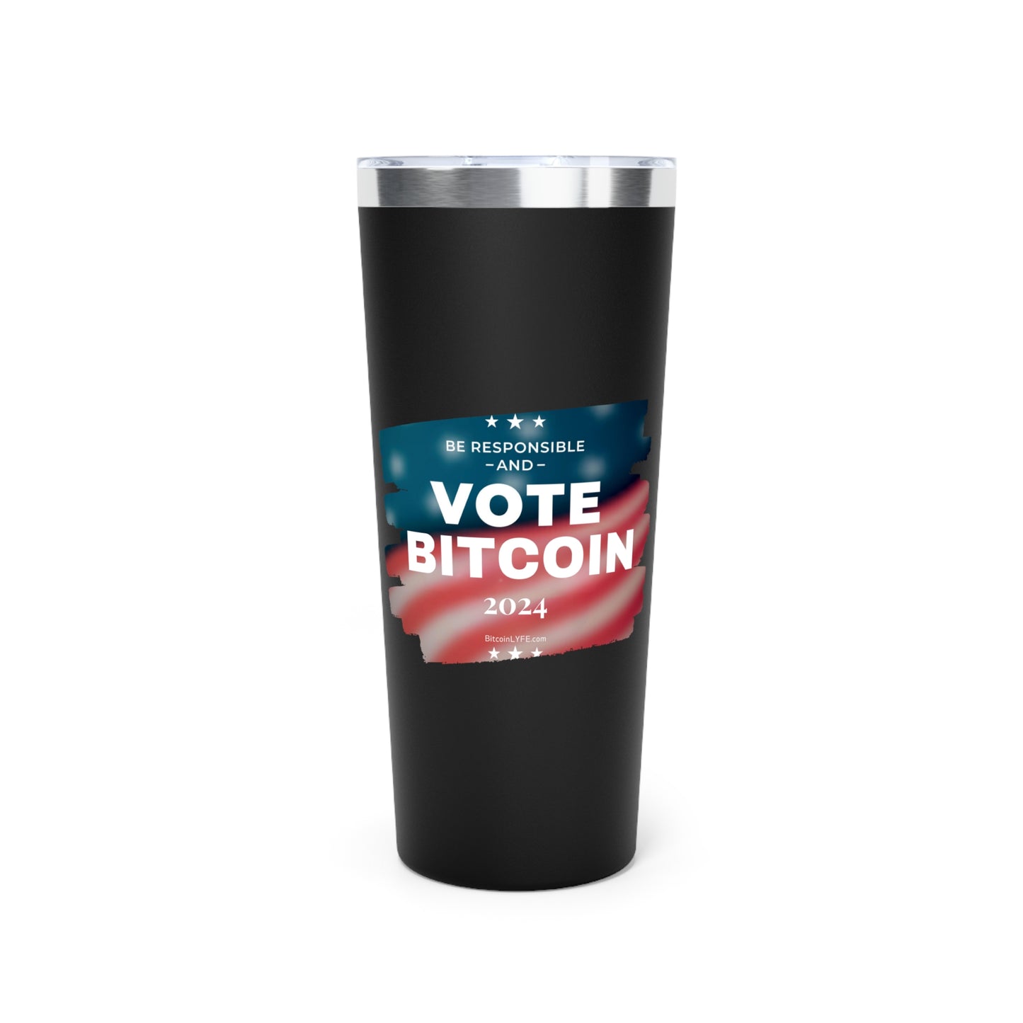 Vote - Responsibility Vacuum Insulated Tumbler, 22oz