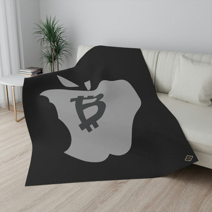 The B Apple Sherpa Blanket