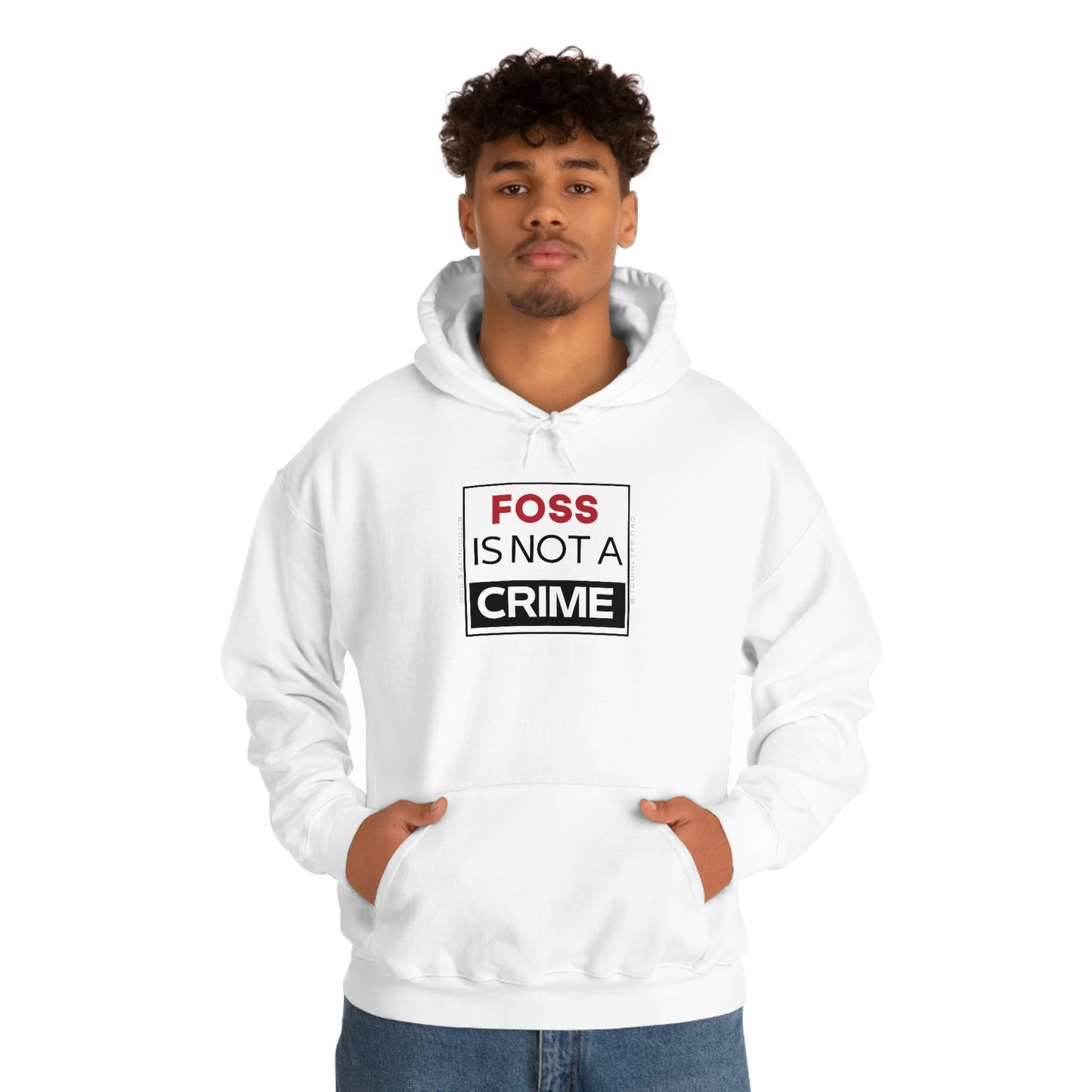 FOSS is Not a Crime Hooded Sweatshirt