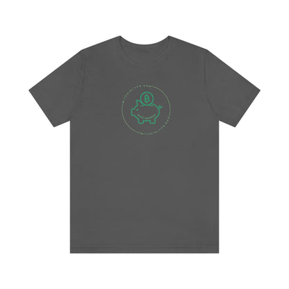 Bitcoin LYFE Piggy Bank T-Shirt