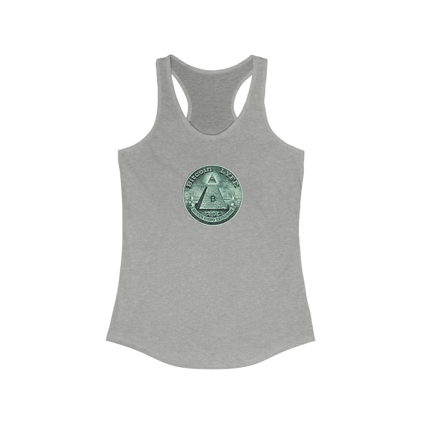 Bitcoin LYFE Pyramid Women's Racerback Tank