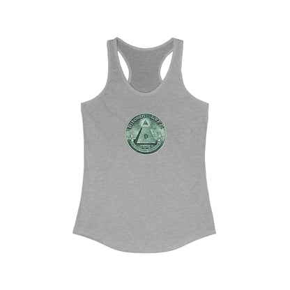 Bitcoin LYFE Pyramid Women's Racerback Tank