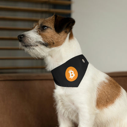 Bitcoin Pet Bandana Collar, BTC2