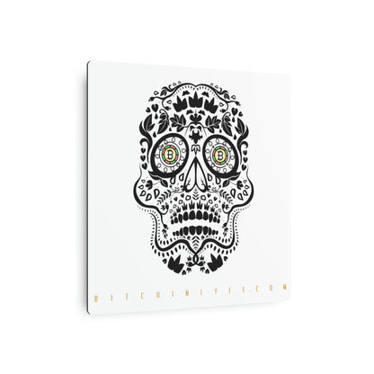 Día de los Muertos Metal Art Sign, Uno