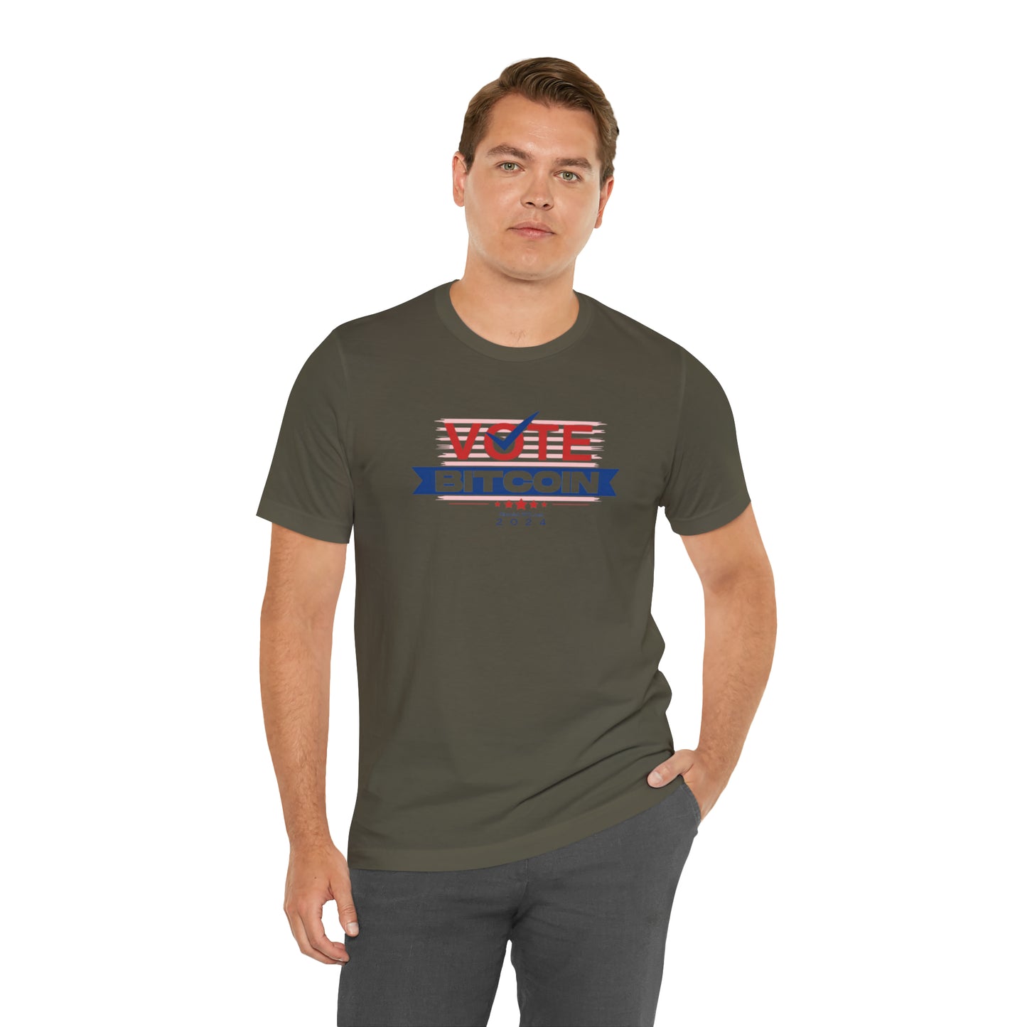 Vote Bitcoin Short Sleeve T-Shirt