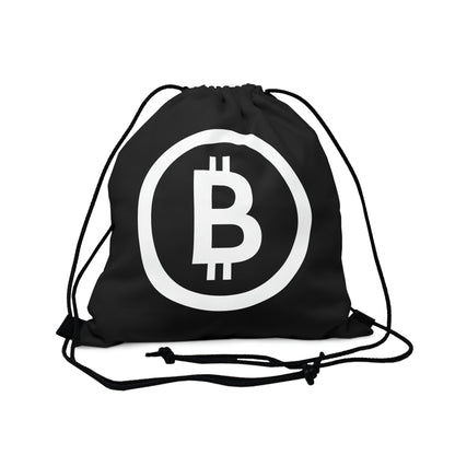 Bitcoin Outdoor Drawstring Bag, BTC4