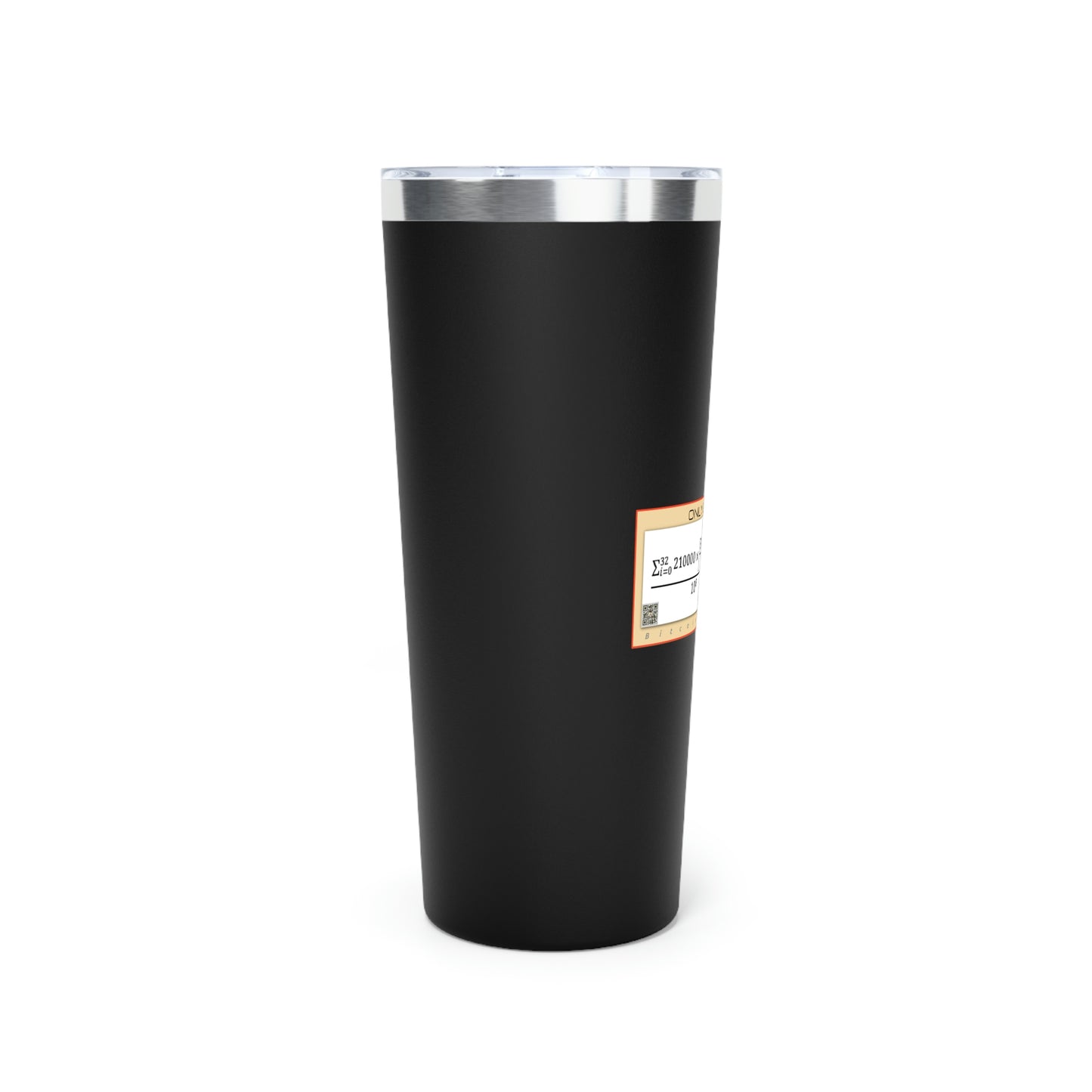 Bitcoin LYFE 21M Tumbler, 22oz