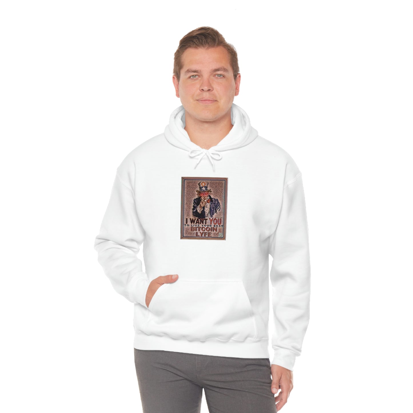 Bitcoin LYFE Uncle Sam Hoodie