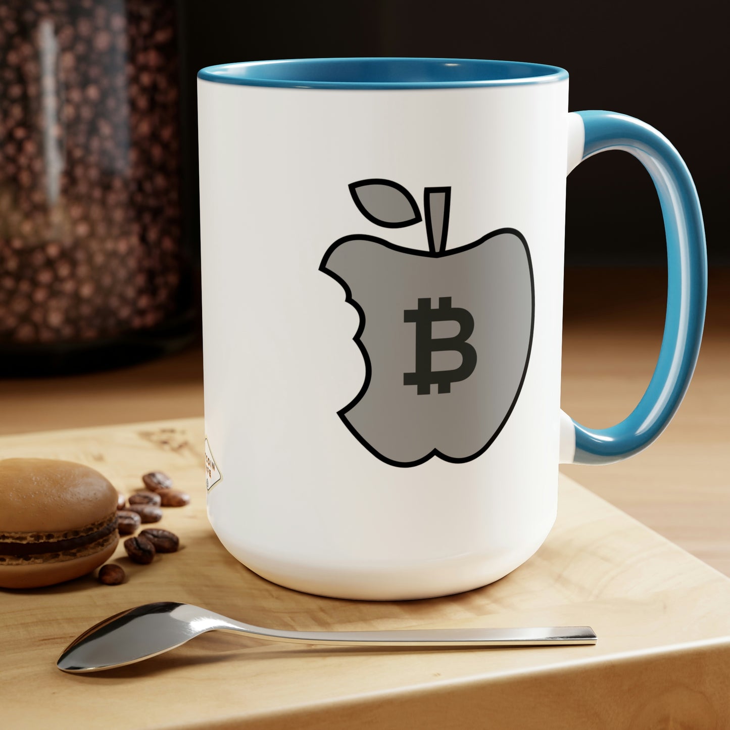 The B Apple Mug