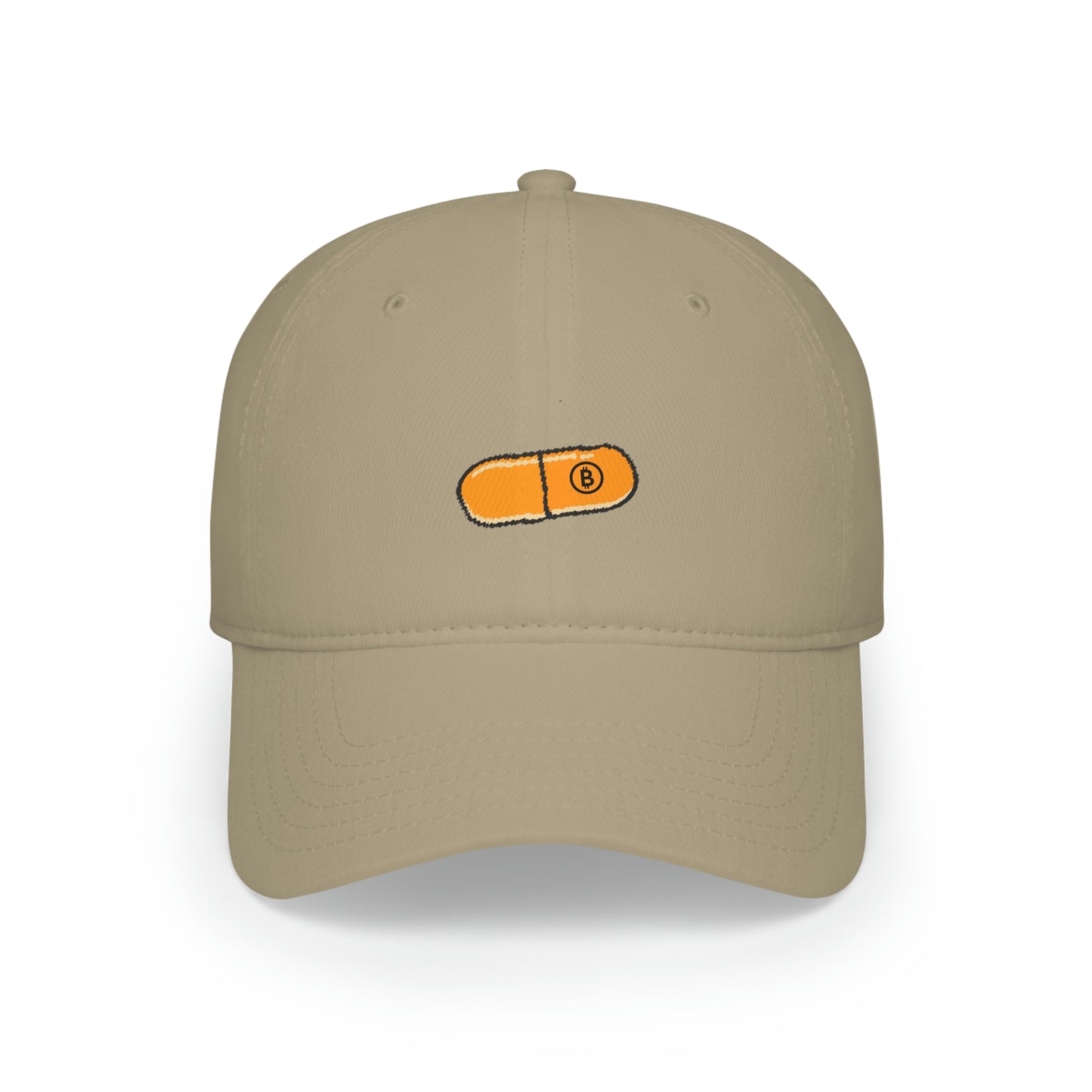 Orange Pill #2 Low Profile Baseball Cap