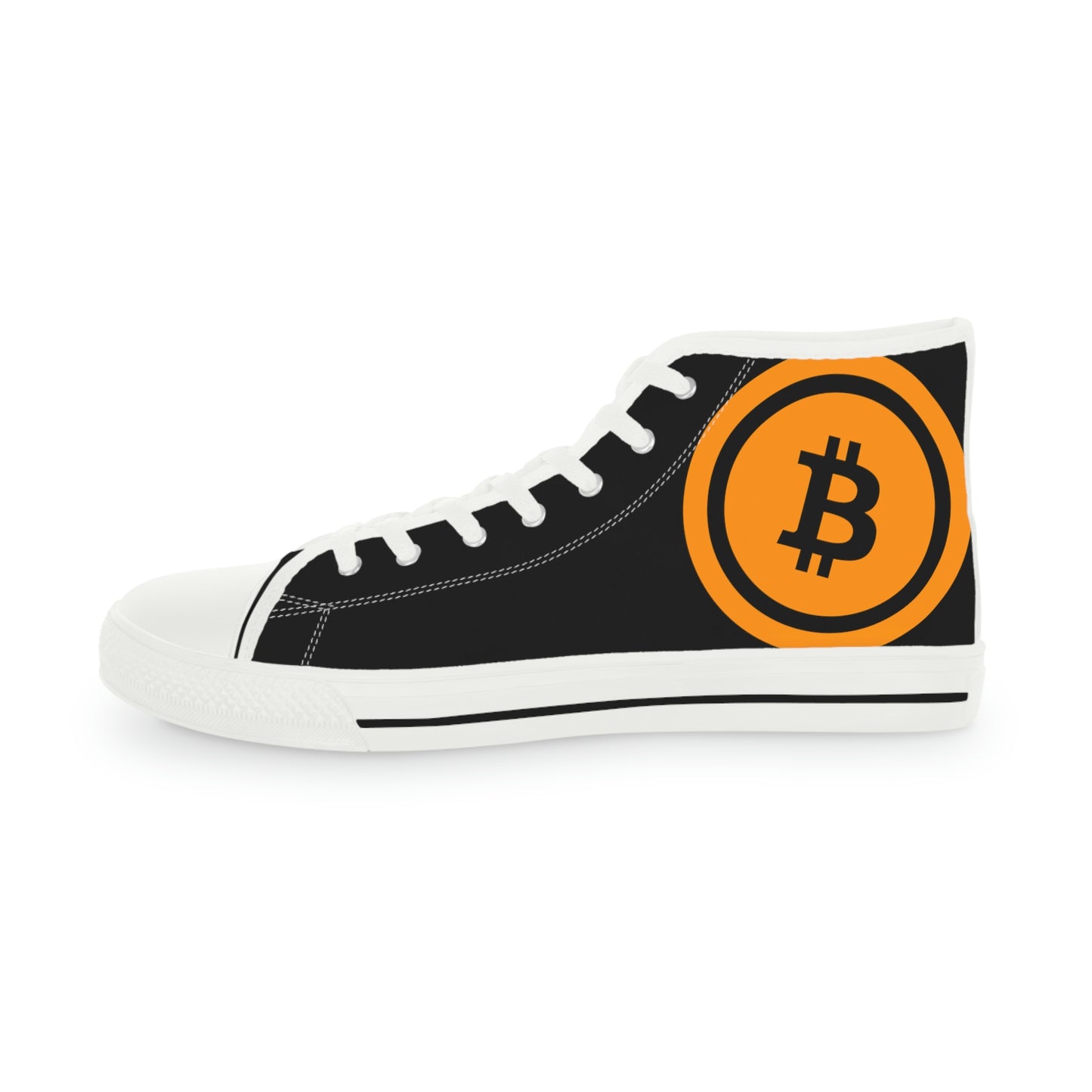 Bitcoin Men's High Top Sneakers, BTC5