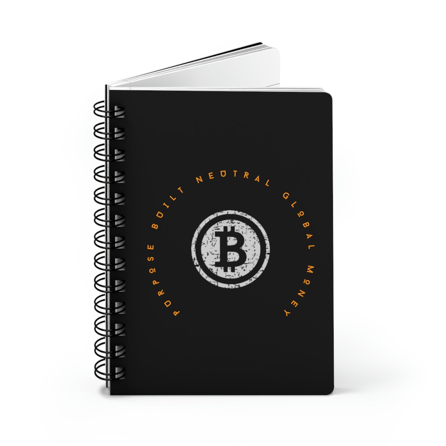 Bitcoin LYFE Spiral Bound Journal, Global Money