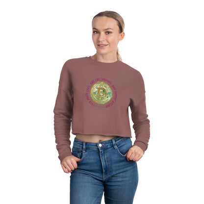 Vote - F*ck Party Lines Women's Cropped Sweatshirt