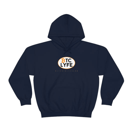 Bitcoin LYFE (Oval) Hoodie