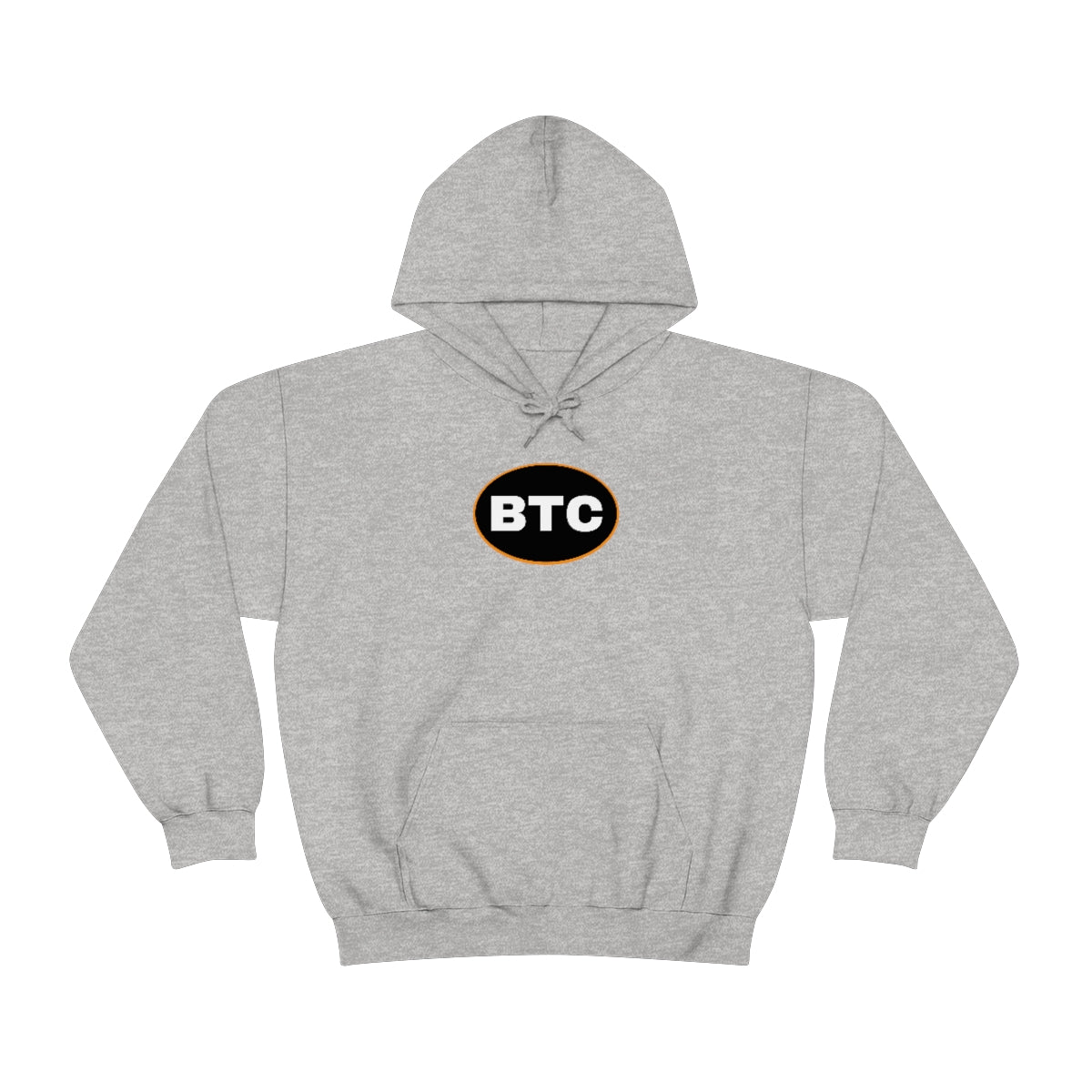 Bitcoin Oval #2 Hoodie, Blackout Version