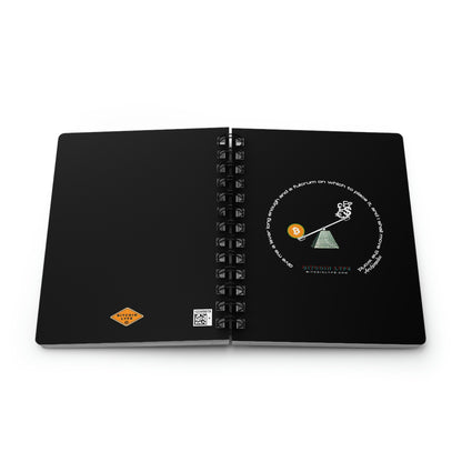 Lever Orange Pill Spiral Bound Journal