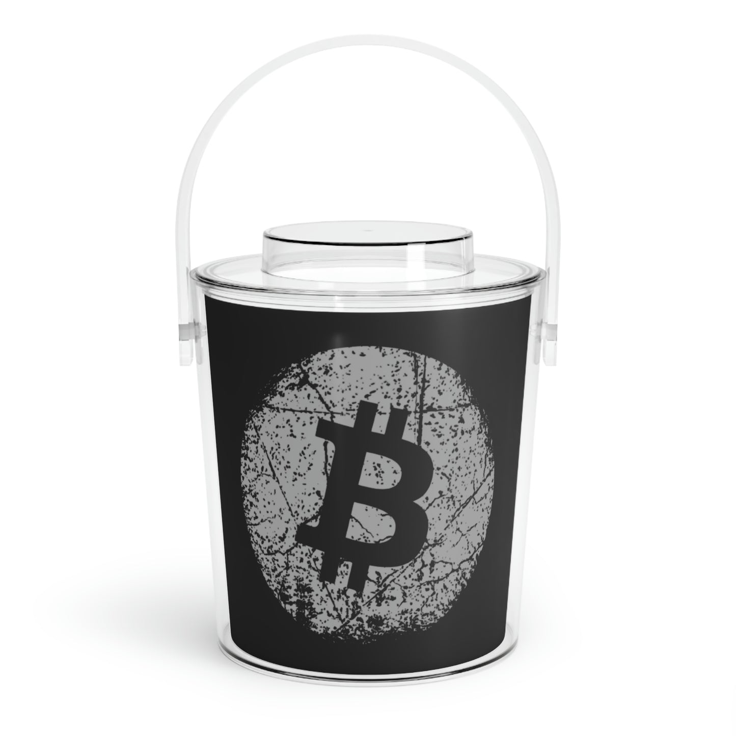 Bitcoin Ice Bucket with Tongs, BTC7