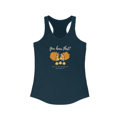 Women's Inevitable Orange Pill Racerback Tank