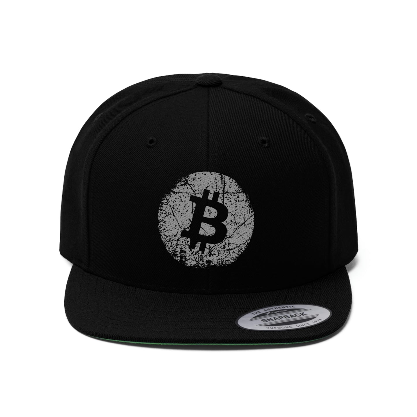 BTC7 Bitcoin Flat Bill Hat, Four Colors