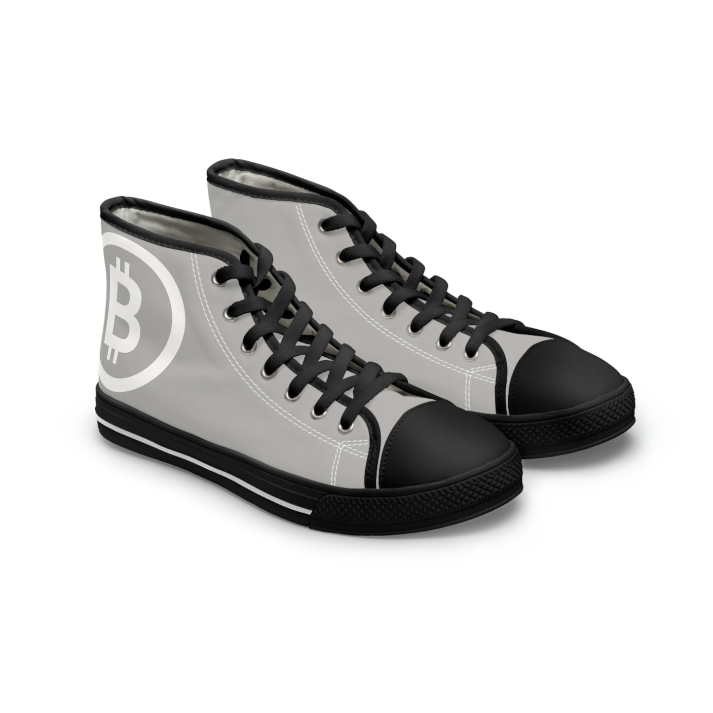 Bitcoin Women's High Top Sneakers, BTC4