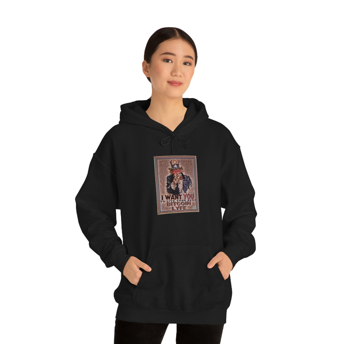 Bitcoin LYFE Uncle Sam Hoodie