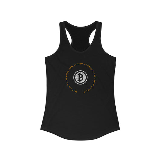 Bitcoin LYFE Unsee Racerback Tank