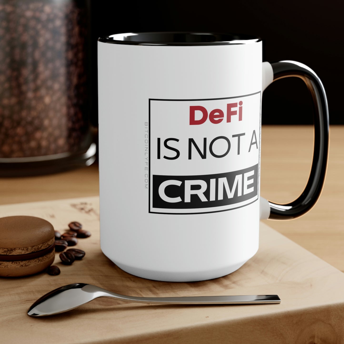 DeFi is Not a Crime Mug, 15oz