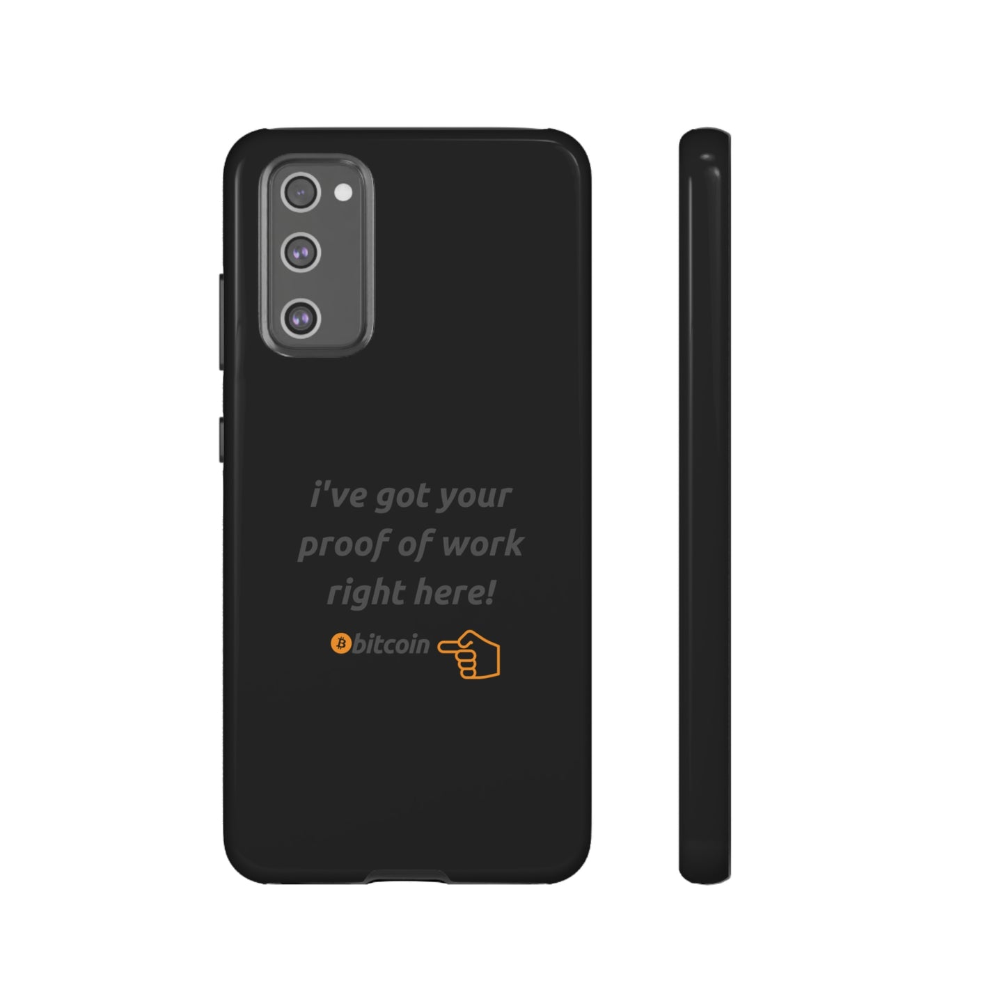 Tough Phone Case - BTC Proof Right Here #4