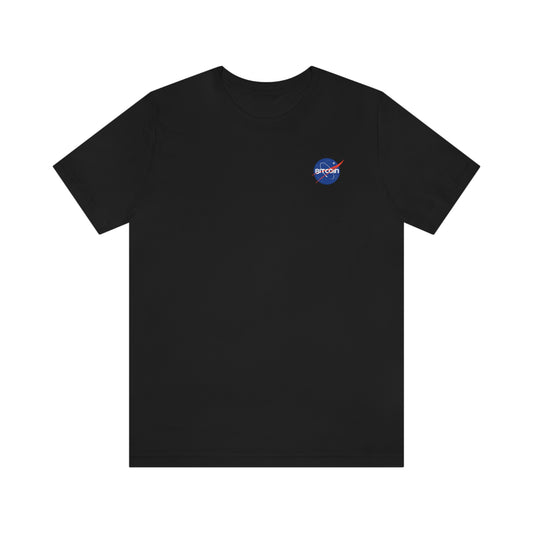 B in Space1 Short Sleeve T-Shirt (Upper Left Subtle)