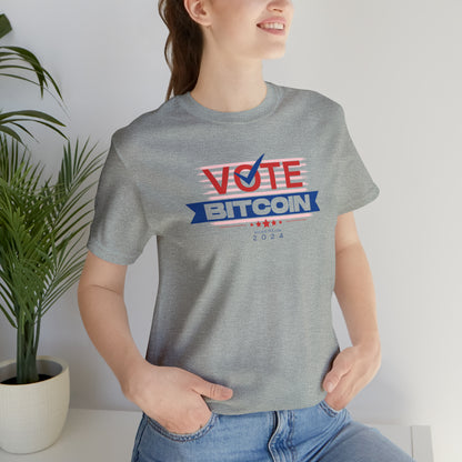 Vote Bitcoin Short Sleeve T-Shirt