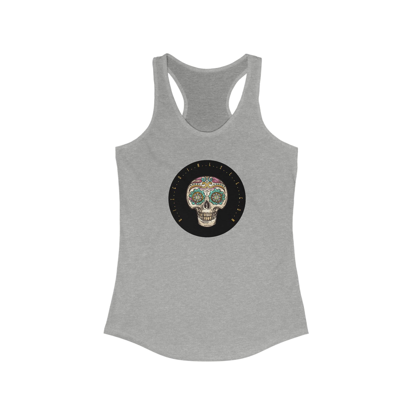 Día de los Muertos BTC Women's Racerback Tank, Doce