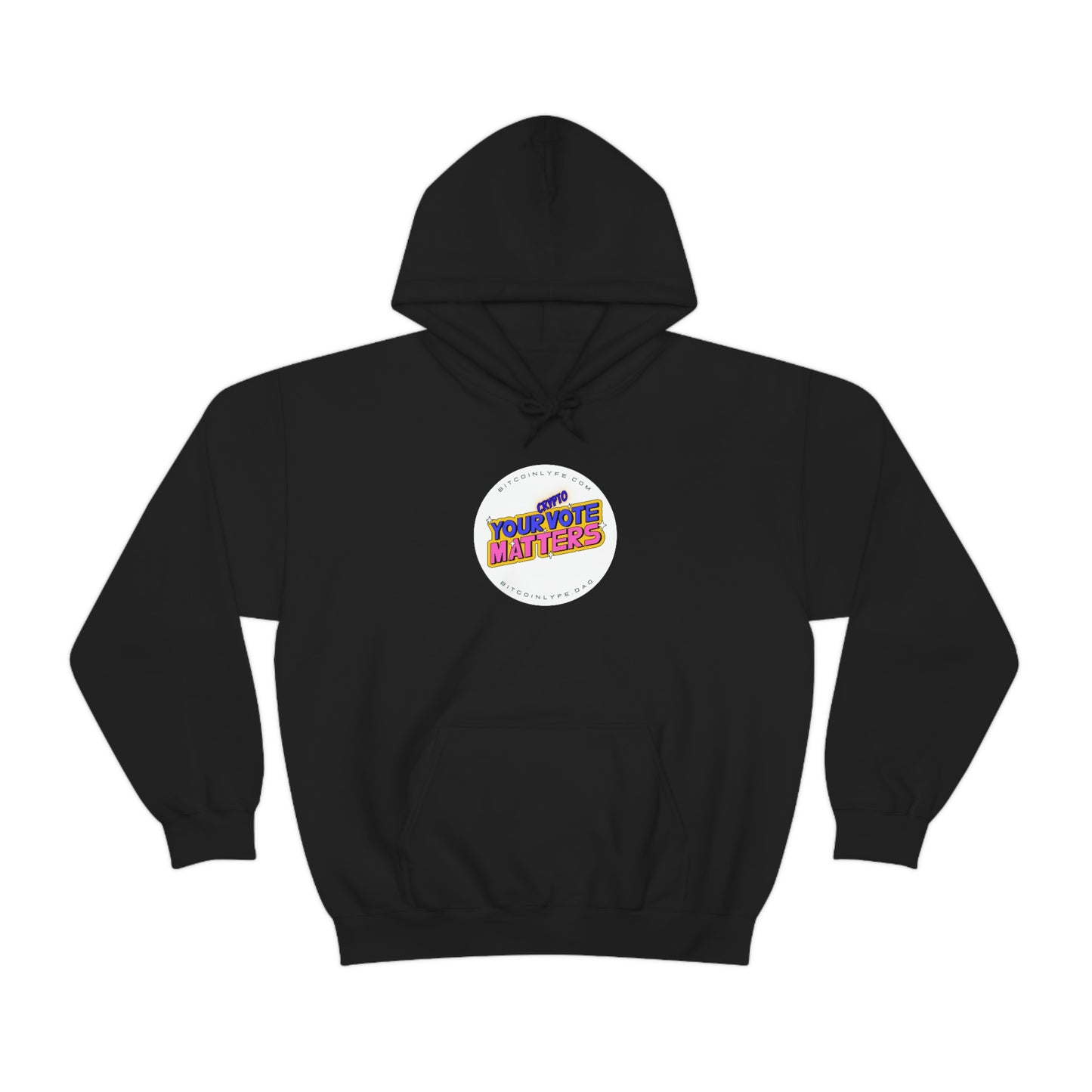 Your Crypto Vote Matters Hooded Sweatshirt