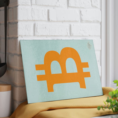 Bitcoin Glass Cutting Board, BTC3