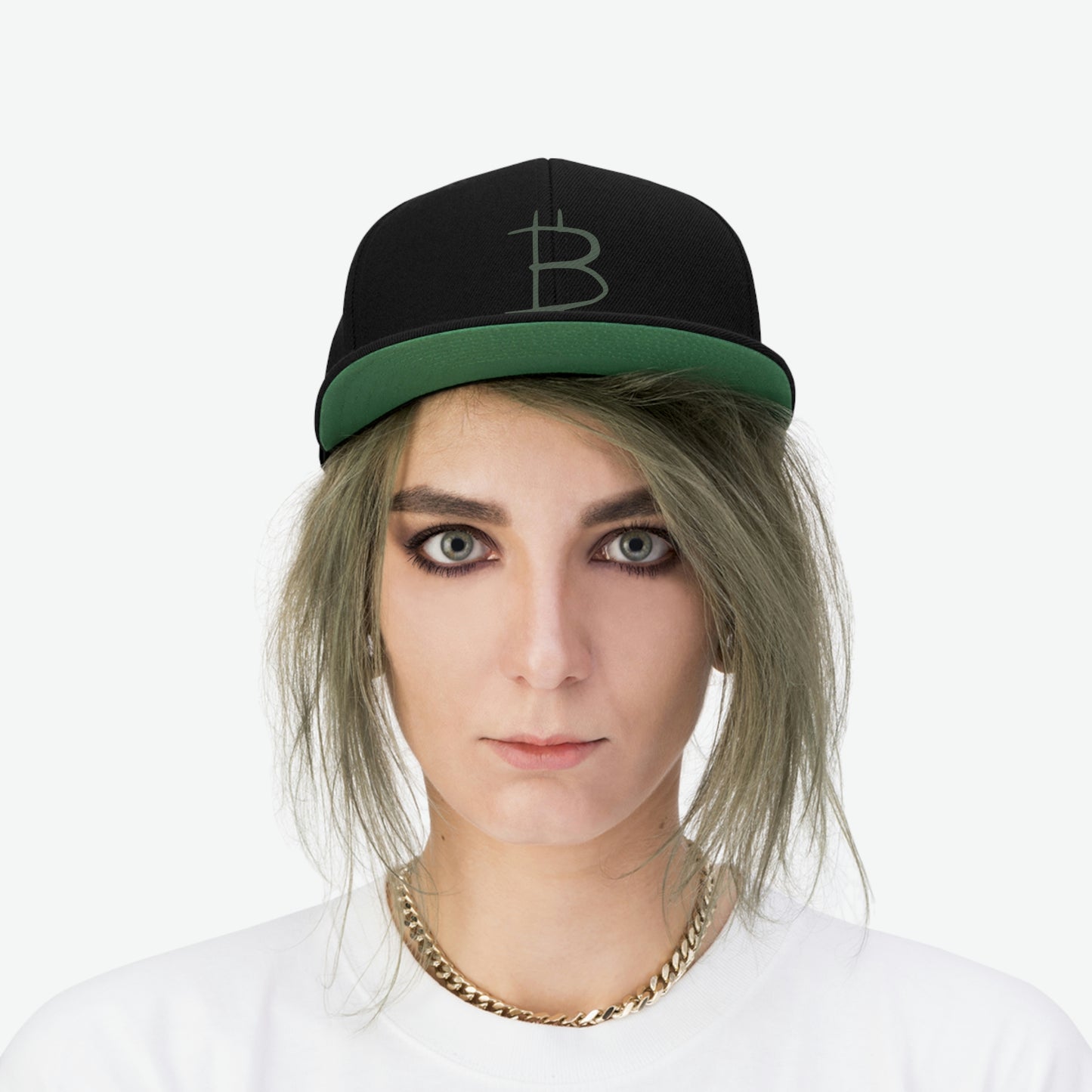 BTC8 Bitcoin Flat Bill Hat, Four Colors