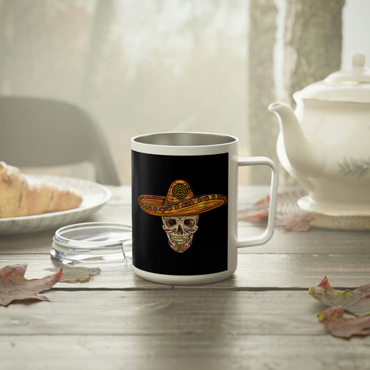 Día de los Muertos BTC 10oz Insulated Coffee Mug, Veinticuatro