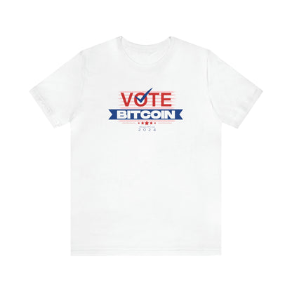 Vote Bitcoin Short Sleeve T-Shirt