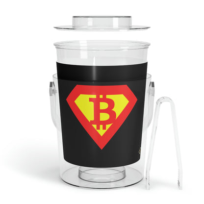 Super B Ice Bucket with Tongs