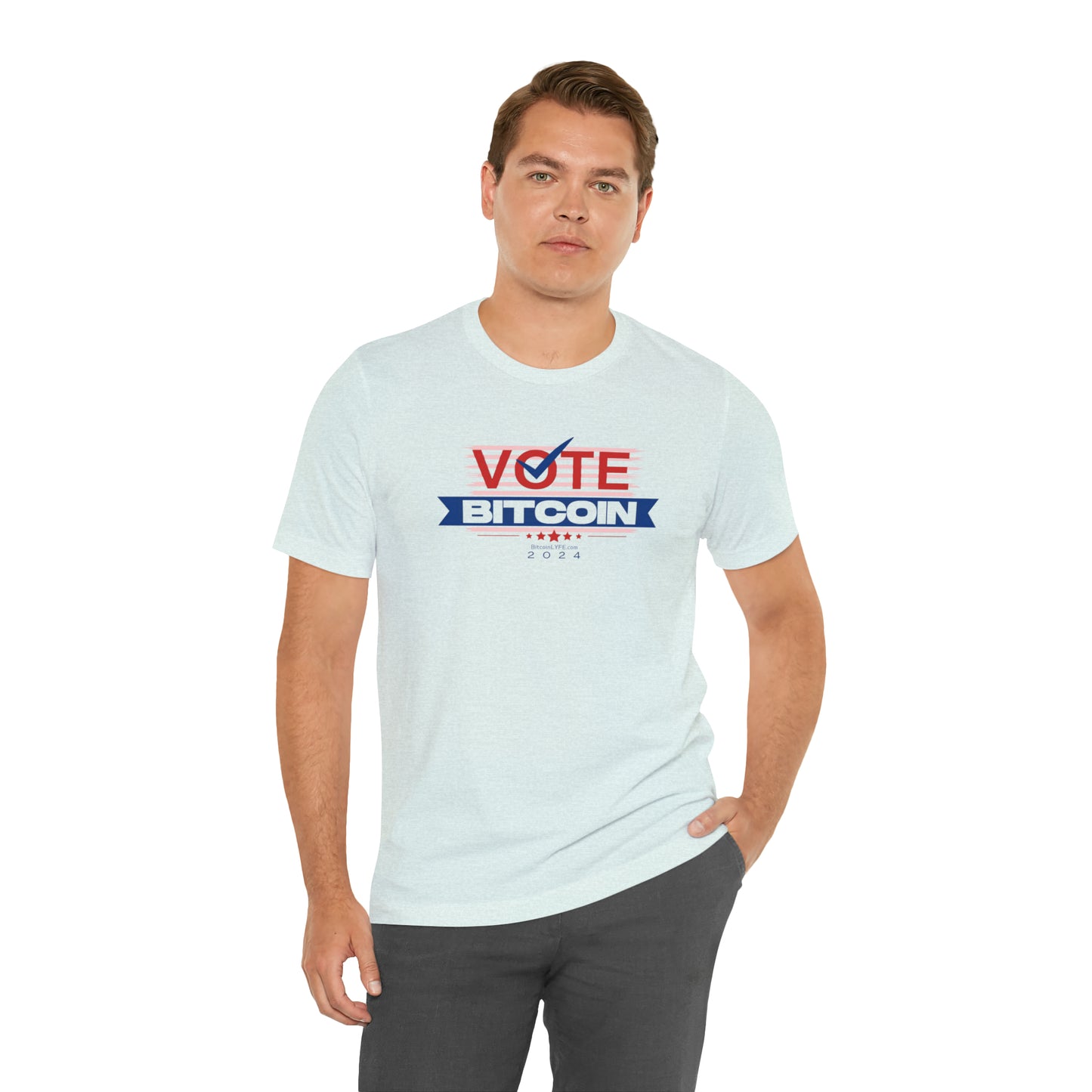 Vote Bitcoin Short Sleeve T-Shirt