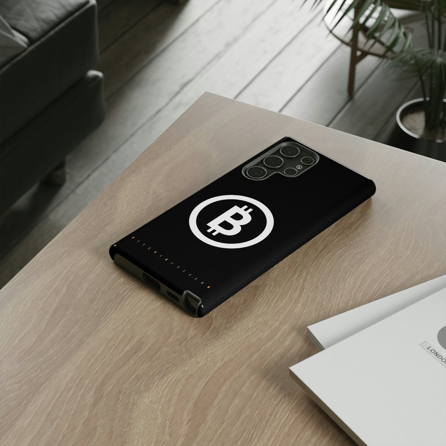 Bitcoin Tough Phone Case, BTC4