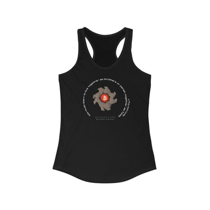 Women's Brothers Orange Pill Racerback Tank