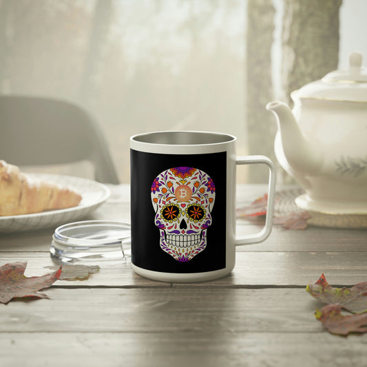 Día de los Muertos BTC 10oz Insulated Coffee Mug, Trece